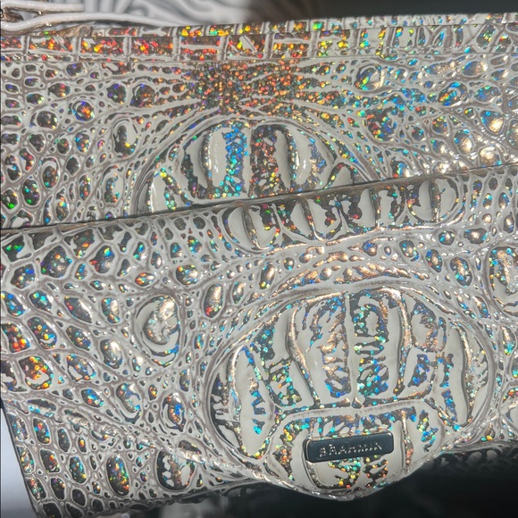 BRAHMIN Loreleigh Hologram Melbourne Shoulderbag w/matching Veronica Wallet NWT - Picture 2 of 9